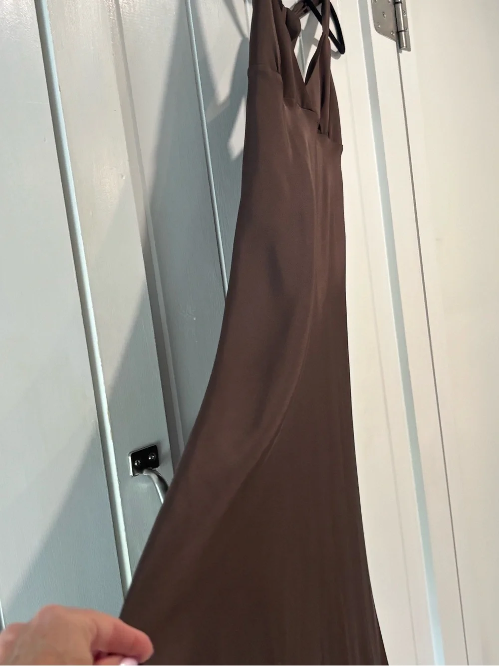 Rare! Vintage J.Crew Chocolate Brown Silk Dress